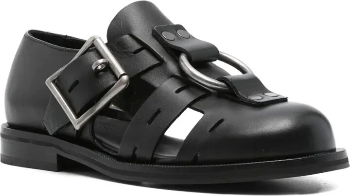 Bondage Belt leather sandals - Image 2