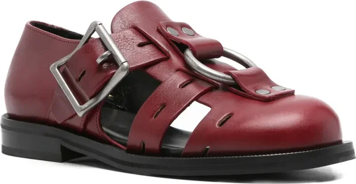 Bondage Belt leather sandals - Image 2