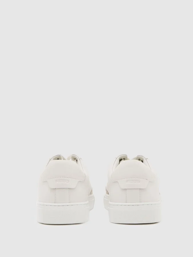 Bonded-leather Low-top Trainers - Image 4