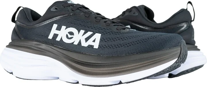 Bondi 8 Men's Running Shoes 1123202-BWHT Black White
