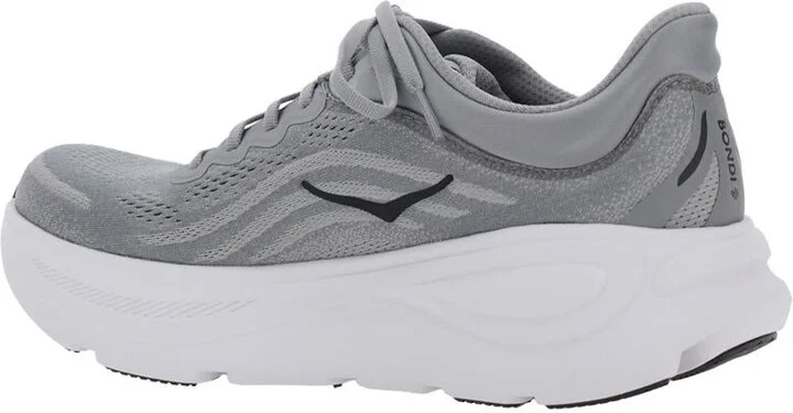 'Bondi 9' Grey Low Top Sneakers With Maxi Logo Lettering On The Side In Tech Fabric Unisex - Image 3