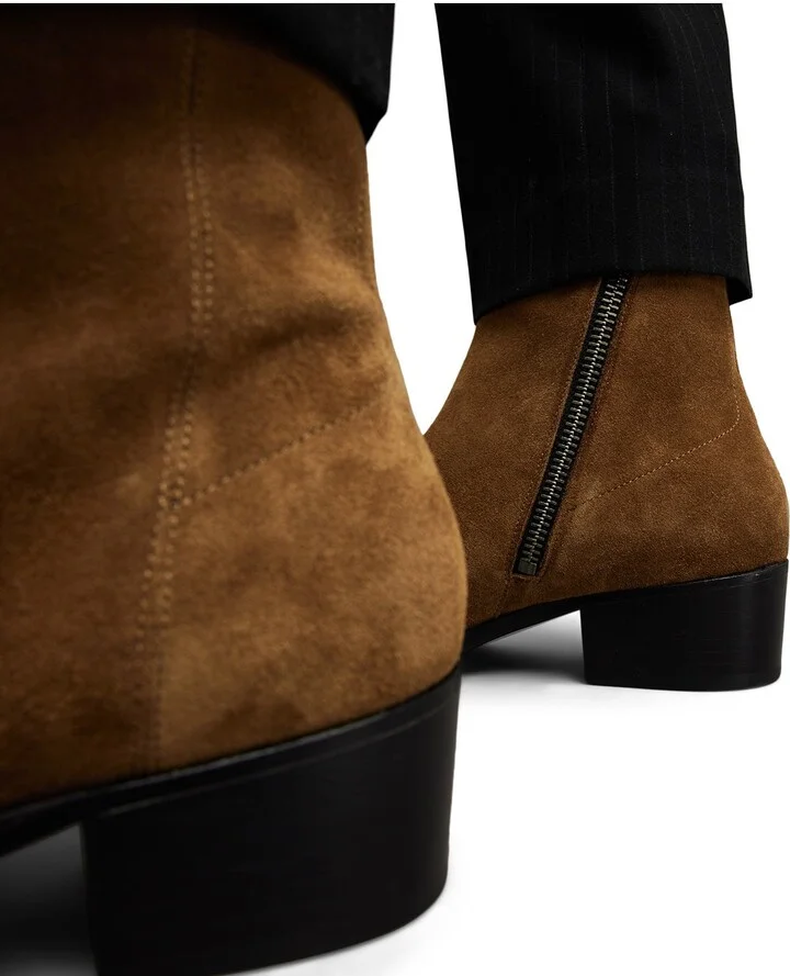 Bonham Suede Zip Boot - Image 7