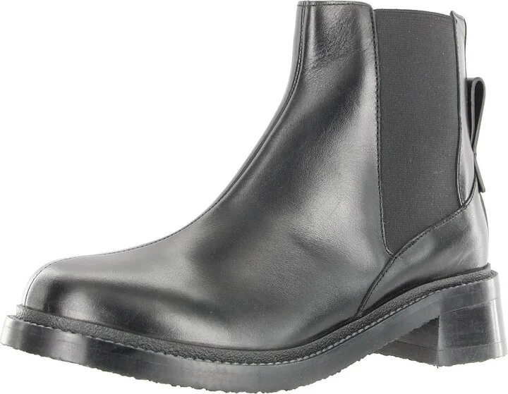 Bonni Womens Stretch Leather Chelsea Boots