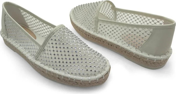 Bonnie Rhinestone Espadrille Flat - Image 7