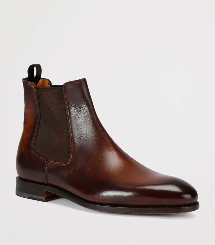 Bontoni Leather Cavaliere Chelsea Boots - Image 3