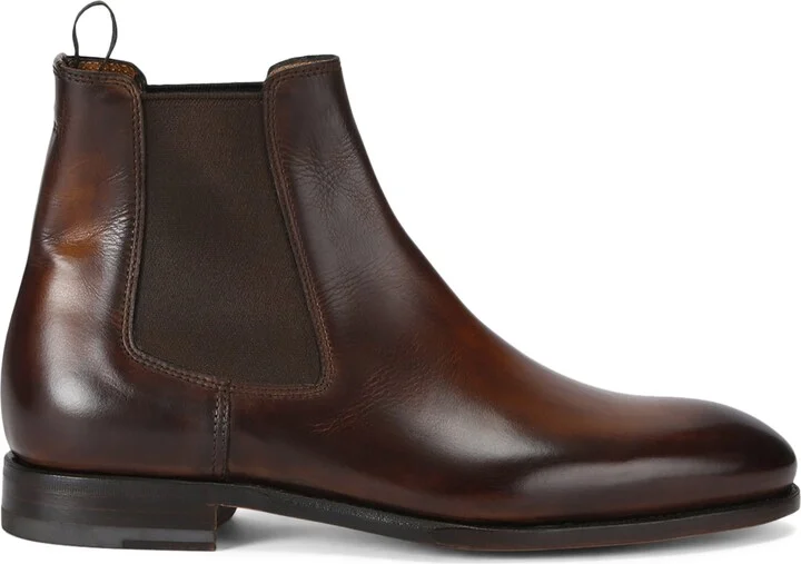 Bontoni Leather Cavaliere Chelsea Boots