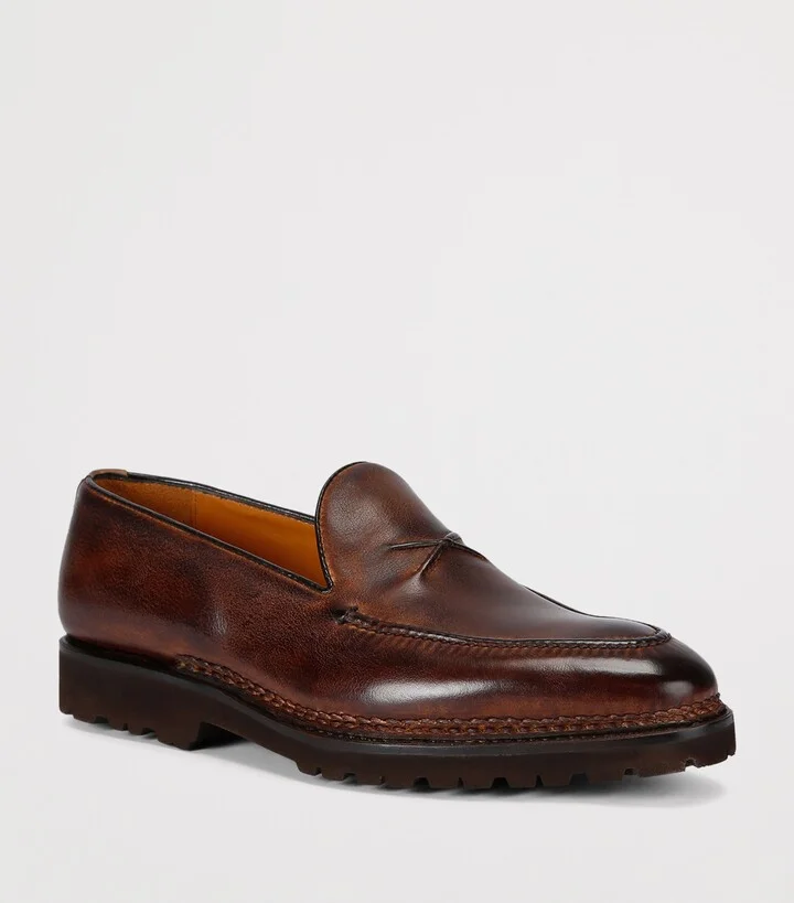 Bontoni Leather De Bustis Loafers - Image 3