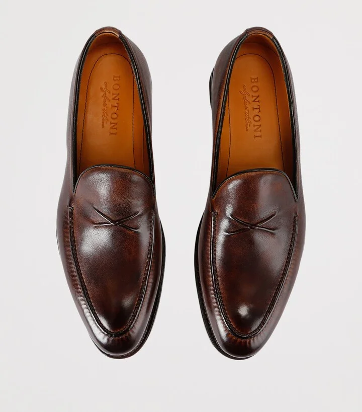 Bontoni Leather De Bustis Loafers - Image 4