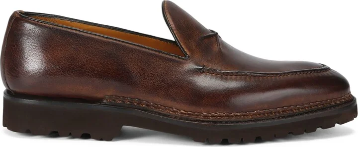 Bontoni Leather De Bustis Loafers