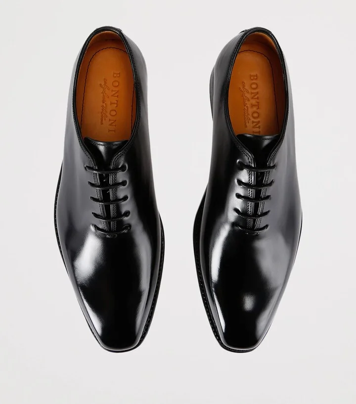 Bontoni Leather De La Ville Oxford Shoes - Image 4