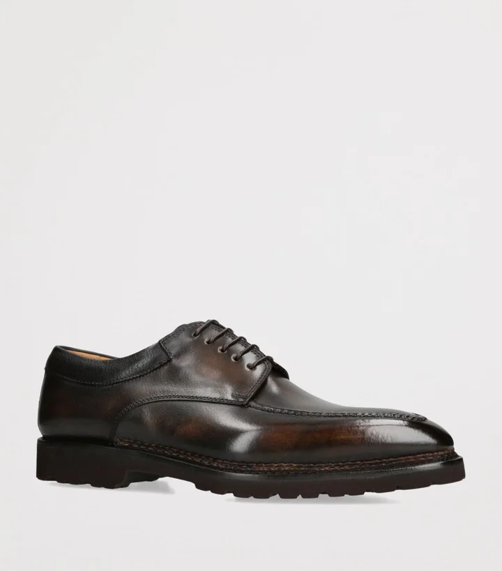 Bontoni Leather Eroico Derby Shoes - Image 3