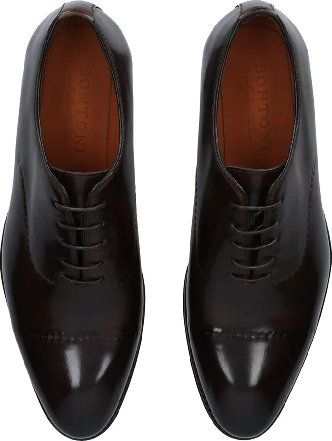 Bontoni Leather Vittorio Oxford Shoes - Image 4