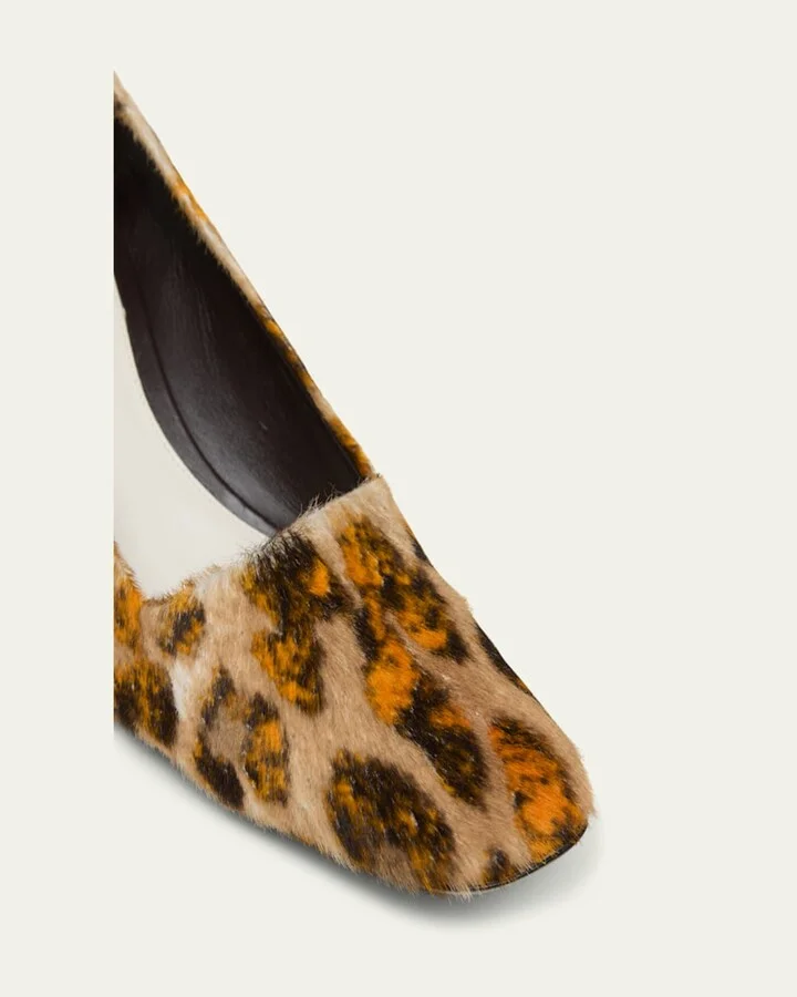Boogie Jaguar-Printed Calf Hair Pumps - Image 3