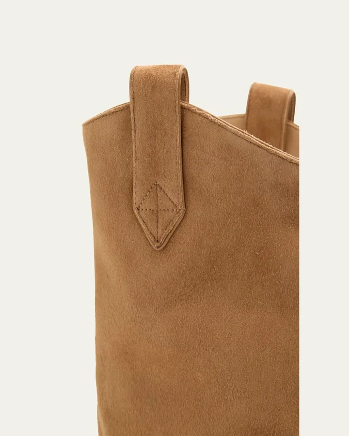Boogie Suede Cowboy Booties - Image 11