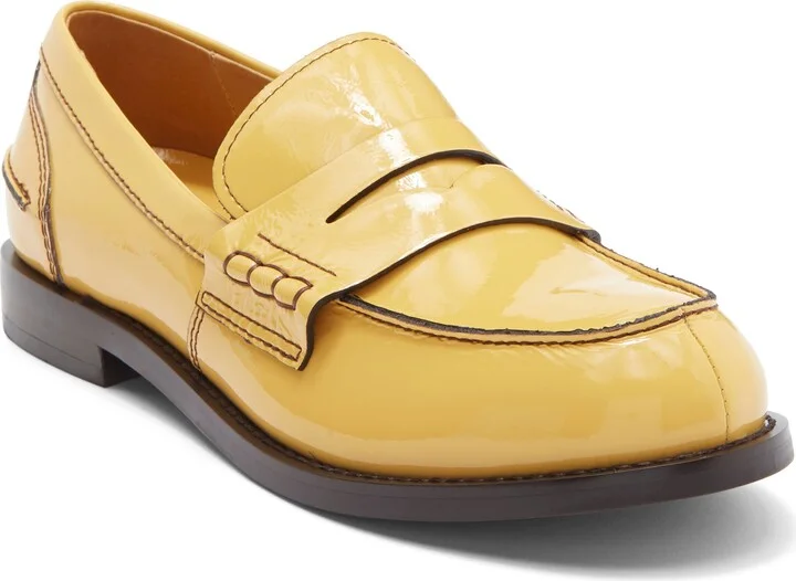 Yellow Crinkle Patent