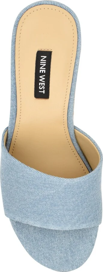 Boone Denim Platform Slide Sandal - Image 4