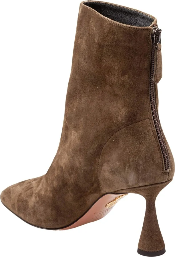 Bootie 75 In Suede Green Color - Image 4