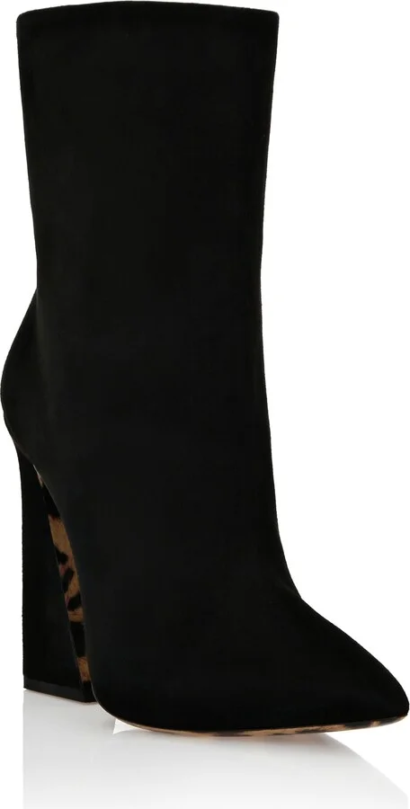 bootie high heels Leopard