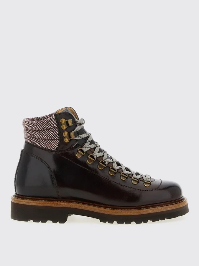Boots BRUNELLO CUCINELLI Men color Brown