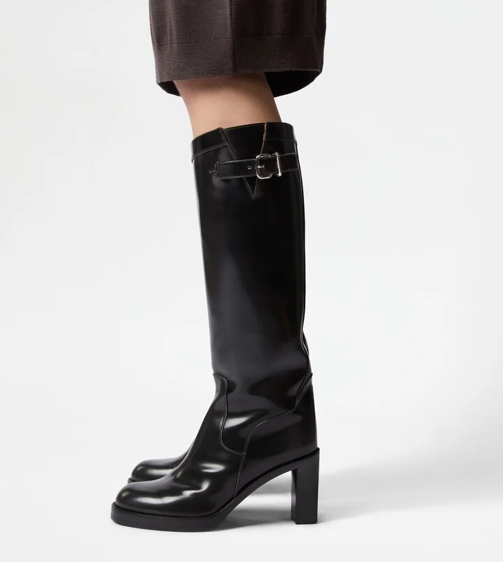 Boots in Leather - Image 6