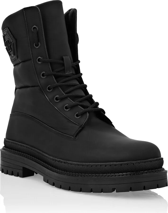 Boots Mid Flat Hexagon