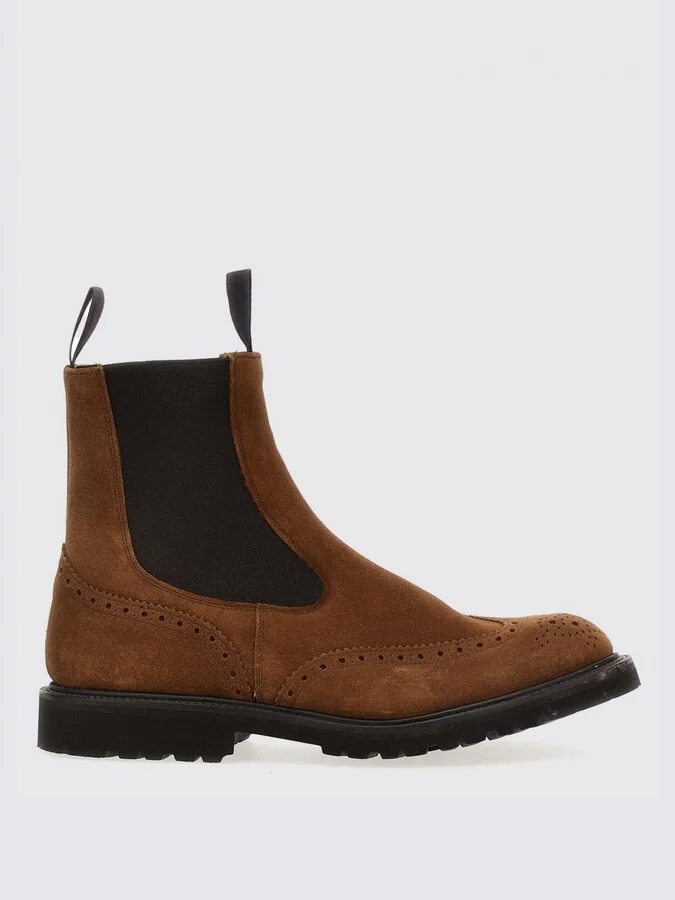 Boots TRICKERS Men color Brown