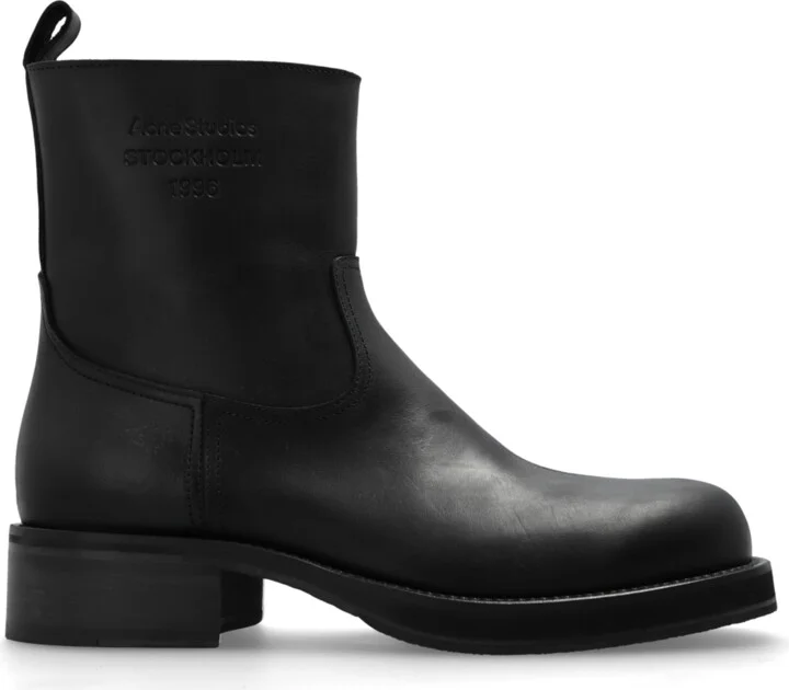 Boots With Logo, , - Black