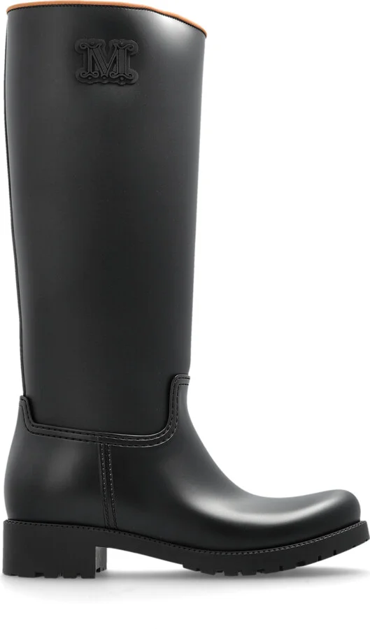 Boots With Logo, , - Black