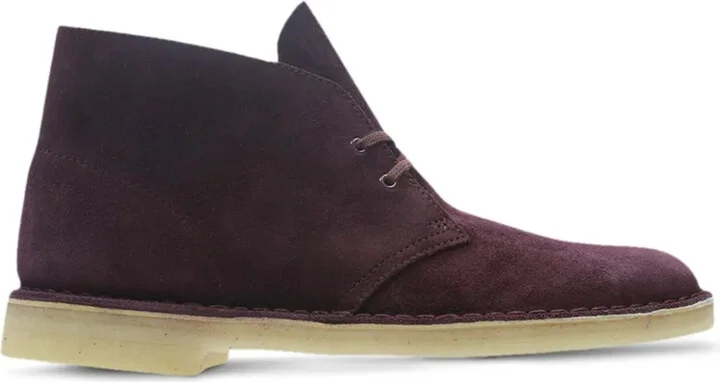 "Bordeaux Suede" boots