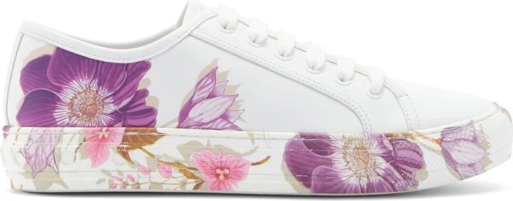 Borg Floral Print Low Top Sneaker - Image 4