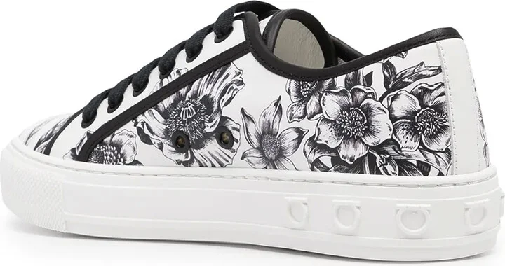 Borg floral-print sneakers - Image 3