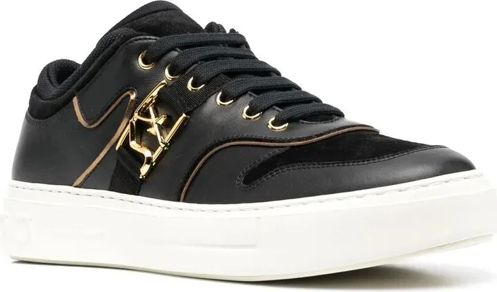 Borg logo low-top sneakers - Image 2