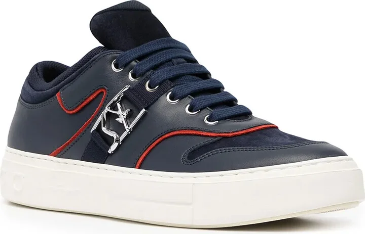 Borg logo low-top sneakers - Image 2