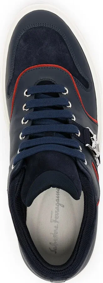 Borg logo low-top sneakers - Image 4