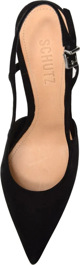 Boris Suede Slingback High-Heel Pumps - Image 4