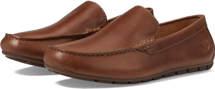 Born Allan Men's Slip on Shoes Tan (Cookie Dough) Full Grain Leather : 8 M (D)