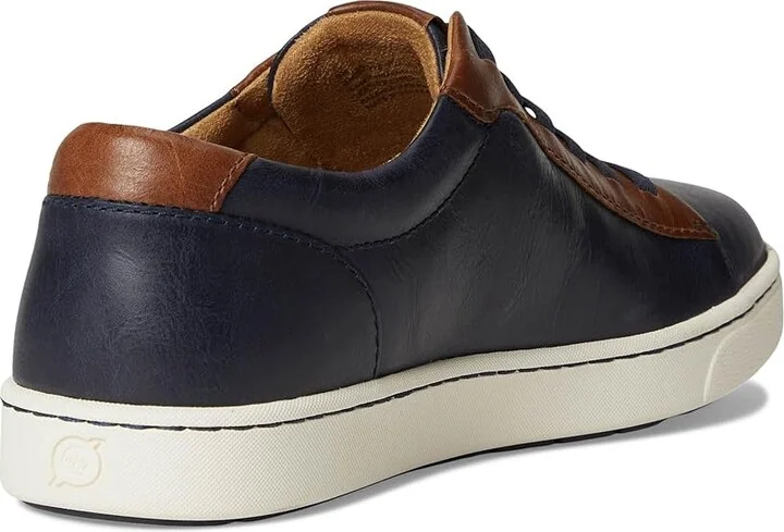 Born Allegheny Slip On Men's Shoes Navy (marine/British Tan) : 12 M (D), Leather/Rubber/Suede - Image 4