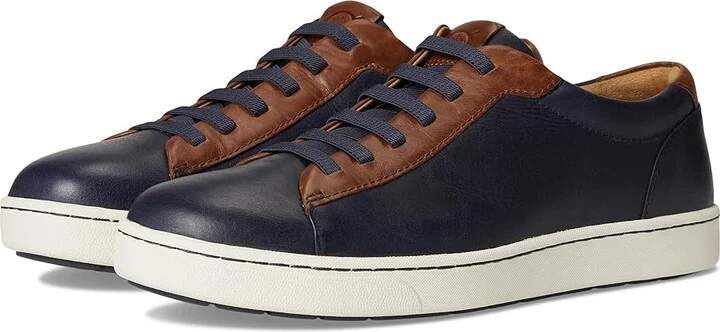 Born Allegheny Slip On Men's Shoes Navy (marine/British Tan) : 12 M (D), Leather/Rubber/Suede