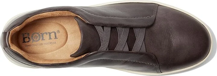 Born Banks Men's Lace-up Boots Grey (Grafite) : 11.5 M (D), Leather - Image 2