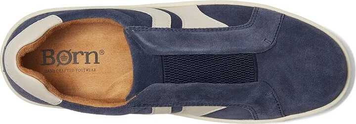 Born Beck Slip-On Men's Lace-up Boots Navy : 9 M (D), Leather - Image 2