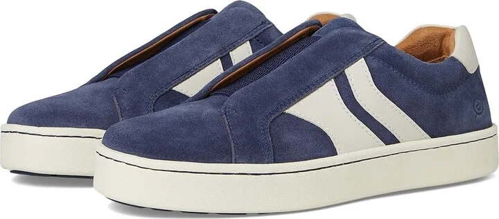 Born Beck Slip-On Men's Lace-up Boots Navy : 9 M (D), Leather