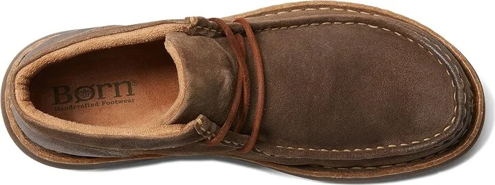 Born Brock Men's Boots Taupe Distressed Leather : 8 M (D) - Image 2