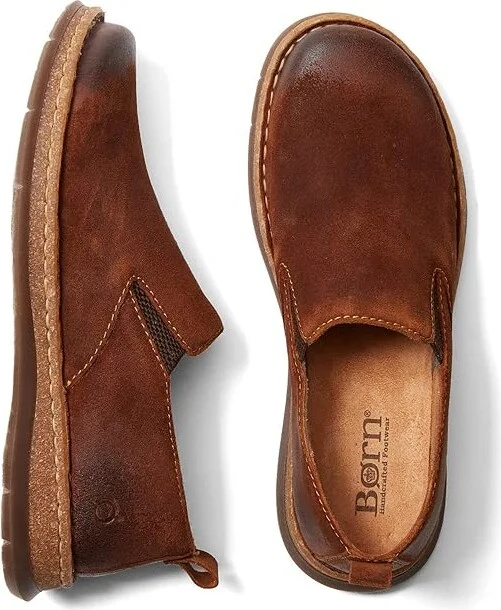 Born Bryson Men's Shoes Brown Distressed : 8 M (D), Leather