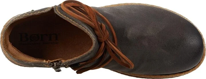 Born Calyn Women's Shoes Dark Grey Distressed : 6.5 M (B), Suede - Image 2