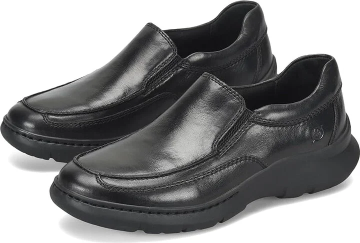 Born Cambridge Men's Lace-up Boots Black : 13 M (D), Leather/Suede