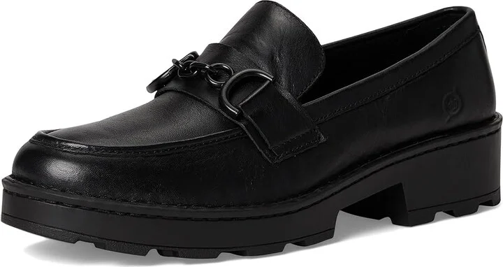 Born Carrera Buckle Women's Shoes Black : 8.5 M, Leather - Image 5
