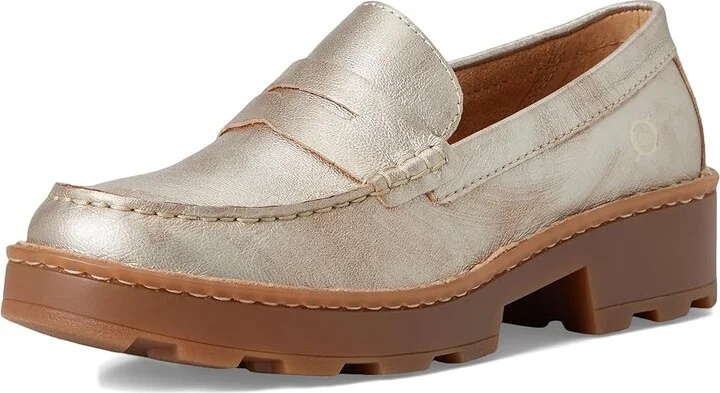 Born Carrera Women's Shoes Light Gold : 9.5 M (B), Suede - Image 5