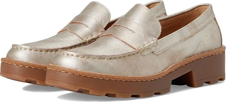 Born Carrera Women's Shoes Light Gold : 9.5 M (B), Suede