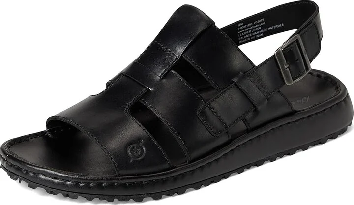 Born Corey Men's Sandals Black : 12 M (D), Leather - Image 5