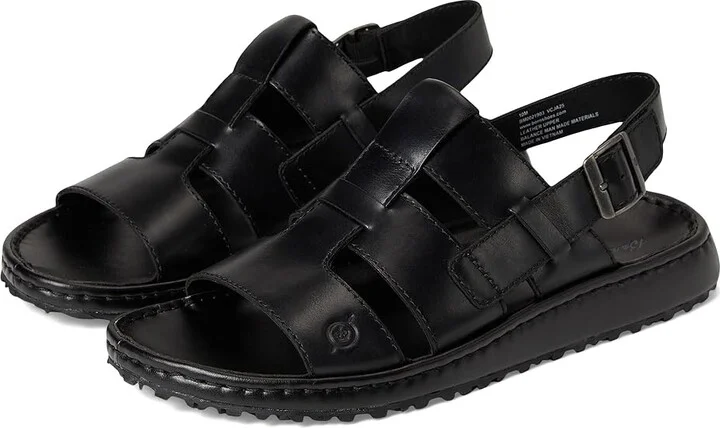 Born Corey Men's Sandals Black : 12 M (D), Leather